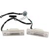 STARKIT PERFORMANCE Pulsante di apertura del bagagliaio compatibile per Chevrolet Cruze, Orlando (2008-2018) con interruttore e luce targa| 95107229| 95233776| 95961097