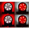 24/7 AUTO 4 x 12 V 24 V LED rosso, bianco, luci di posizione laterale, lampade per camion, rimorchio, telaio, van, camper, bus