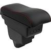 OYHCM Bracciolo Compatible with Peugeot 2008/208 2019-2024 Bracciolo Console Centrale Braccioli Poggiabraccio Braccio Vano Portaoggetti Doppio Spazio di Archiviazione