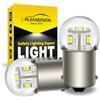 Ruiandsion 2pcs Lampadina LED 1156 48V BA15S P21W 7506 Bianco 3014 12SMD Chip LED Luci Retromarcia Indicatori Direzione Posteriori