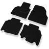 Mossa Tappetini adatti per Renault Kangoo II Van (2008-2021) 4 pz. nero S