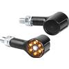 Lampa 91626 Magnifier Front, frecce Moto LED omologate, indicatori di direzione a LED e Luce di Posizione Anteriori - 12V LED