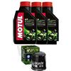 AER MOTO SPARE PARTS KIT TAGLIANDO 3 5100 10W40 FILTRO OLIO HIFLOFILTRO COMPATIBILE CON FZ6 S2 2004 2005 2006 2007 2008