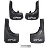 apline Compatibile con Renault Captur (J87) 2013-2024 Parafanghi Anteriori e Posteriori Set del Veicolo 4 Pezzi Nero