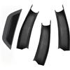 BHGMGEBLV Maniglia interna portiera anteriore destra Per BMW Per X3 Per X4 F25 F26 2010 2011 2012 2013 2014 2015 2016 Maniglia Interna Della Portiera Dell'auto Copertura Auto Maniglia Portiera Interna(Black 4pc