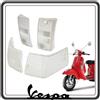 GSC RICAMBI SRL KIT 4 GEMMA GEMME PLASTICA PLASTICHE VETRINO VETRINI FRECCIA FRECCE INDICATORI DI DIREZIONE COLORE BIANCO TRASPARENTE PER VESPA PX 125-150 - 200 - VESPA LML - VESPA ARCOBALENO