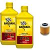 Generico Kit Tagliando Filtro Olio Originale Benelli + Bardhall XTC 10W50 2LT Per IMPERIALE 400