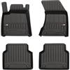 IMJ-Global Tappetini Auto Gomma ProLine 3D su Misura Compatibili con Audi A8 D4 2009-2017 non compatibile con versione lunga, Set Completo di Tappeti Auto TPE per Migliorare Look e Sportività