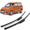 DISCORAMA KIT 2 SPAZZOLE TERGICRISTALLO ANTERIORE FIAT QUBO FIORINO DAL 2008 650MM+450MM