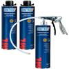 REJEL Dinitrol ML3125 cavità Wax 3 x 1 litro lattine (con tappo a vite Schutz Style) e 1 x Schutz Spraygun