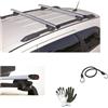 MOTO SPORT MONDO COMPATIBILE CON DR Dr 4 (Rails) 5p 2019 BARRE PORTATUTTO 130CM PER REALING APERTI RIALZATI DAL TETTO AUTO BARRA IN ALLUMINIO OMOLOGATA 75KG FORTE ATTACCO A CLIP SICURO