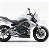 DualColorStampe Adesivi Compatibili con Kawasaki ER-6N (2009-2011) Carena moto serbatoio DX-SX Set stickers Moto Motorbike COD.M0147 (BIANCO LUCIDO)