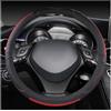 NYSAASDST Copri Volante Coprivolante Sportivo In Vera Pelle Per Auto Per Toyota Per CHR Per C-HR Accessori Auto Copertura Volante(Rosso)