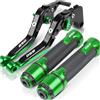 HMILOT Leva Freno e Frizione Moto manopole Moto per Kawasaki Z650 Z 650 2016 2017 2018-2020 Maniglia Freno Moto Leva Frizione Accessori CNC Manopole Manubrio Regolabili estremità (Colore : 13)