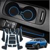 Ruiya per Hyundai Kona | Kona Hybrid 2018-2021 Antiscivolo Interno Tappetini, Tappetini in Gomma per Auto Tappetino Bracciolo Protezione Scanalatura Porta Interni Tappetini Gomma Kona Accessori