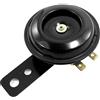 SameeHome SameeHome (R) DC 12 V 1,5 A Metallo Nero Tromba Clacson Allarme Collegamento Corno per Moto