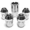 MINJKL Bulloni Antifurto Compatibile con Range per Rover per Sport per L320 2005 2006 2007 2008 2009 2010 2011 2012 2013 Dado Ruota 22mm Esagonale M14x1.5 Dado Ruota di Bloccaggio