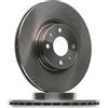 RIDEX 82B0216 2x Disco freno Anteriore senza viti/bulloni Compatibilità con FIAT 500 312