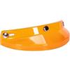Ejoyous Visiera per Casco Moto con 3 Bottoni a Pressione, Visiera per Casco Aperta con Miglioramento Anti-, Design Ribaltabile per Motociclisti, Adatta a Caschi con Fibbia a 3 Pin (ORANGE)