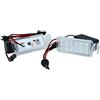 CARALL LE5921 Kit Luci Targa Led Bianco Resistenza Inclusa No Errore Canbus compatibile con Ford Falcon FIAT 500X