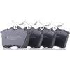RIDEX 402B0383 Set d'assale Kit pastiglie freni Posteriore Compatibilità con RENAULT Clio 2 BB0/1/2, CB0/1/2