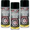 Generico Sia 8548 Nero GOMME LUCIDANTE Spray per Pneumatici. Protegge E RAVVIVA Il Colore dei Pneumatici PRESERVANDOLI da SCREPOLATURE E da Agenti ATMOSFERICI. Kit PROMOZIONE 3 bombolette da 400 ML