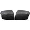 GSRECY Copri-specchietto laterale con motivo in fibra di carbonio lucida, compatibile con Ford Focus 2005-2008 Mk2, 2003-2008 C-Max (con indicatore), per lato sinistro e destro