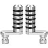 WIBNBRO Moto Pedali Per MV Per Agusta Per Brutale 750/910/920/989/990/1078/1090 F4 1000/312/R/RR Moto Leva Del Cambio Punta Peg Spille Pedale Del Freno Passo Pedane Pedale (Color : Silver)