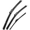 HRTLSS Spazzole tergicristallo anteriori Set Di Spazzole Tergicristallo Anteriori E Posteriori Per Golf 5 2005-2009, Spazzole Antipioggia Per Parabrezza E Finestrini