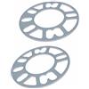 CFTGIW 2 Pezzi distanziatore Ruota Spessore 8 mm Flangia Guarnizione Centric ET Lega di Alluminio Universale per Auto distanziatori Ruota 8 mm distanziatori Ruota Universale