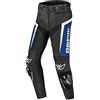 Berik Misle Pantaloni in pelle da moto, nero/blu/bianco, 56