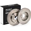 RIDEX 82B0391 2x Disco freno Anteriore senza viti/bulloni Compatibilità con NISSAN Qashqai/Qashqai +2 I J10, NJ10
