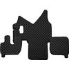 F-CORE Tappetini copricofani camion compatibile per IVECO STRALIS 01.02-12.12 MANUAL ACTIVE SPACE NERO