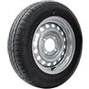 UNITRAILER KENDA Ruota Completa per Rimorchio 145/80 R13 78N, Massima Stabilità e Sicurezza con Cerchio in Acciaio 4Jx13 H2 4x115 ET0 per Rimorchi Leggeri e da Campeggio