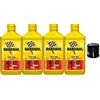 E-BIKERS 4 LITRI OLIO MOTO BARDAHL XTC C60 15W50 + FILTRO HIFLO HF153 MOTO DUCATI MONSTER HYPERMOTARD MULTISTRADA