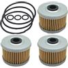 Homefurnishmall 3Pcs Filtro Olio Con Set Guarnizioni, Filtro Olio Con Anelli Di Tenuta, Per Honda ATC350X TRX250 TRX300 ATV