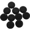 BELLIFFY Tappo Occhiello Paraurti Auto 10 Pezzi Plastica Nero | Sensori di Parcheggio Anteriori, 25-26mm, Copre i Fori e Migliora L'aspetto