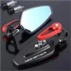 VBfdHR Per Du&cati Monster 1200 1200R 1200S 821 937 950 PLUS 1 Coppia Specchietti Retrovisori Mo&to Universali Scooter Bar Specchietto Manubrio(Style D)