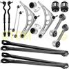 TEILEX Germany Kit bracci di sospensione posteriore e anteriore compatibile per BMW 3 E46 318D 320D 330D 320CD 330CD composto da 14 ricambi auto
