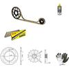 farbrothersonline COMPATIBILE CON YAMAHA XT Z Ténéré (34L/55W/1VJ/3AJ) 600 1990-1994 KIT CATENA CORONA PIGNONE PER MOTO TRASMISSIONE DID 520VX3 LUN 106 MAGLIE,CORONA ACCIAIO P520-Z45,PIGNONE P520-Z15 SPECIFICO