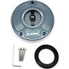 HUOTUN Moto Nuovo Tappo Serbatoio Carburante in Alluminio CNC Coperchio Serbatoio con Chiusura Rapida per HONDA CBR 600 F4I F4 F3 F2 (Grigio e Nero)