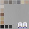AE AUTO EQUIPE Kit Tessuto Cielo Auto Grigio Chiaro, Nido d'Ape, bielastico, antimpronta, gommapiuma 4 mm., 2 barattoli di Colla HT Alte Temperature. (2,00 mt. X 1,50)