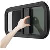 TTISJHK Finestra di Ricambio per Camper 70x40cm, Finestra per RV con Telaio in Alluminio con Sicurezza a Bloccaggio & Zanzariera, Finestra per Camper e Caravan Tintata 25% Privacy, Finestra Scorrevole per