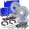 ATE Set di freni +dischi freno anteriori ¯ 295mm ventilati +posteriori ¯ 300mm pieni e pastiglie freno anteriori +posteriori e ganasce freno Compatibile con MERCEDES Classe E (W212) (S212)