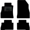 QUEMAR Tappetini Auto compatibili con Nissan Juke I 2010-2019 / Kit Tappeti Moquette e Gomma su Misura (Set 2 Anteriori + 2 Posteriori) / Ricami e Colori Personalizzati (Bordo Nero, 0 Ricami)