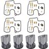 Generic Kit di riparazione carburatore per Yamaha Thunderace YZF1000R 4SV/4VD/4VE/4VF/4VG 1996-2001 YZF 1000 (kit di riparazione, diaframma a pistone)