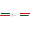 4R Quattroerre.it Stripes Strisce Adesive Tricolore Italia per Specchietti Alfa Giulia