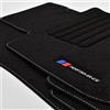Car Lux AR05614 - Tappetini auto su misura per serie 4 Coupe F32 Performance PB in Velour dal 2013-