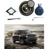 D'ANGELO 1988 Kit Ruotino di Scorta 17 compatibile con Jeep Renegade con Cric, Chiave e Sacca 135/90R17