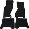 J&J AUTOMOTIVE Tappetini in Tessuto per Jeep Grand Cherokee 1999-2005, Set da 4 Pezzi Anteriori e Posteriori, di Velluto su Misura, Antiscivolo, Colore Nero